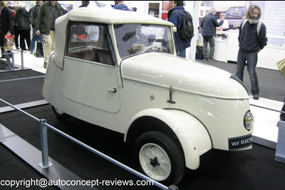 1941 Peugeot VLV Electric Car - Exhibit Amicale Peugeot 